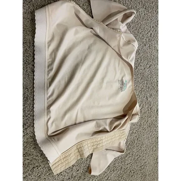 Marena Recovery Post Surgical Compression Beige Vest 3/4 Length Sleeve sz L - Picture 7 of 13
